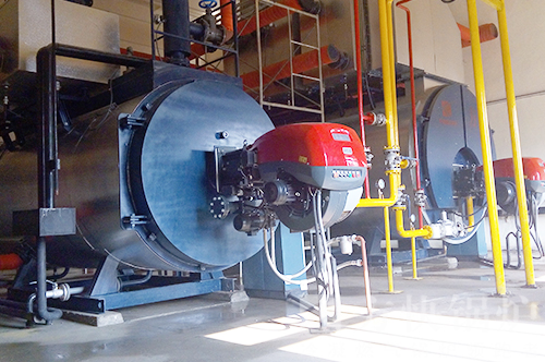 沈陽建設學院燃油氣熱水鍋爐案例